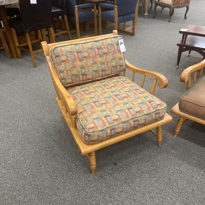 Vintage Maple Accent Chair