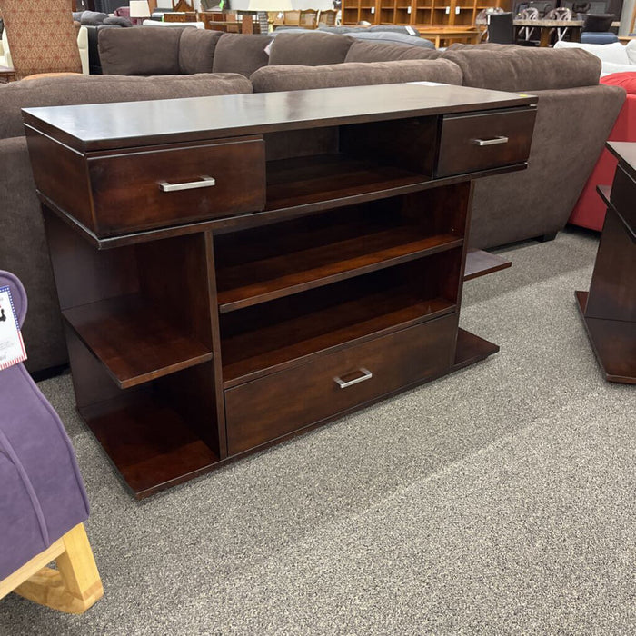 Dark Cherry Entry Table