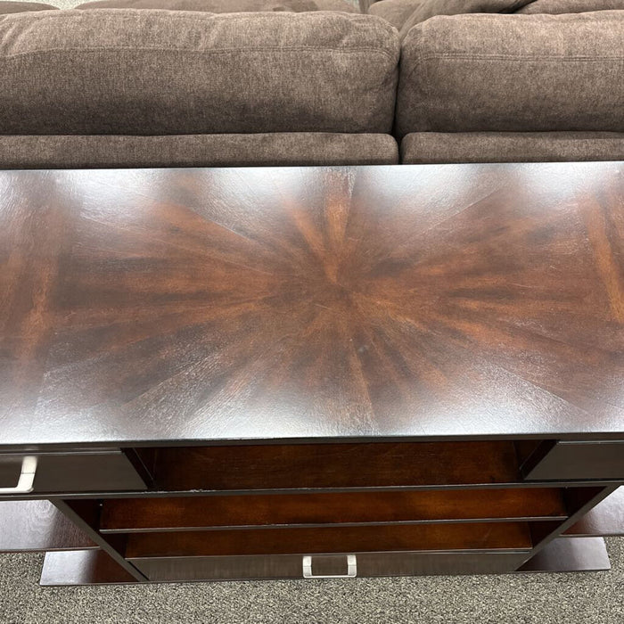Dark Cherry Entry Table