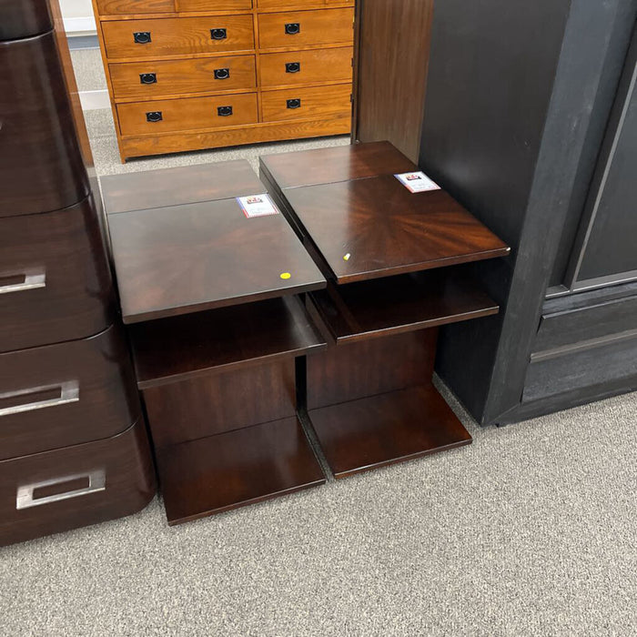 Dark Cherry Nightstand w/ Pwr