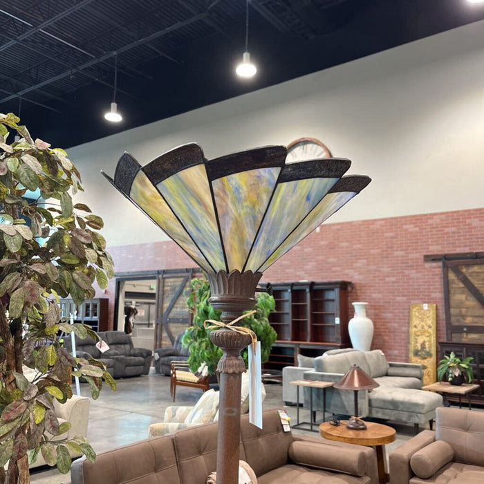 Colored Acrylic Shade Floor Lamp