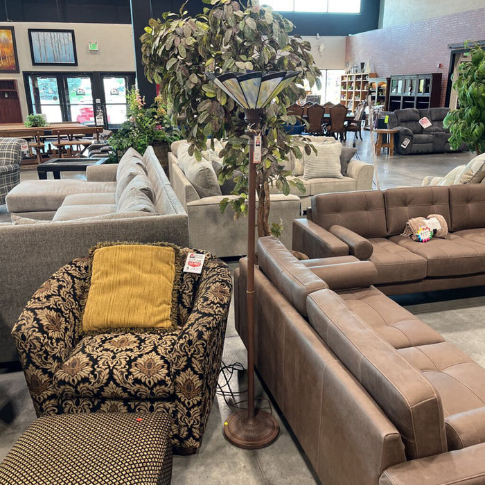 Colored Acrylic Shade Floor Lamp
