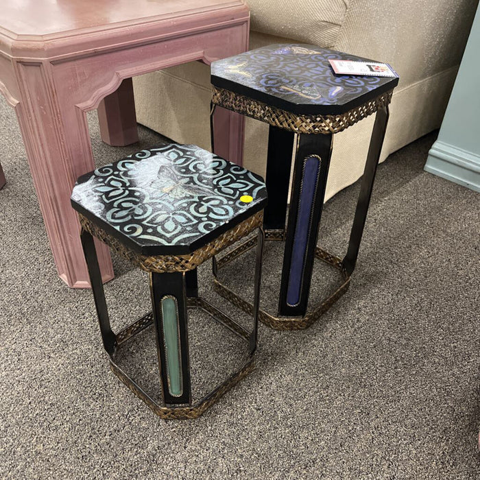Pair of Butterfly Nesting Tables