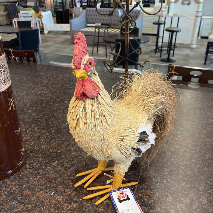 Straw Rooster