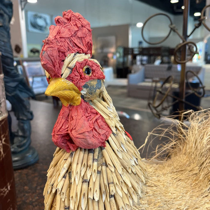 Straw Rooster