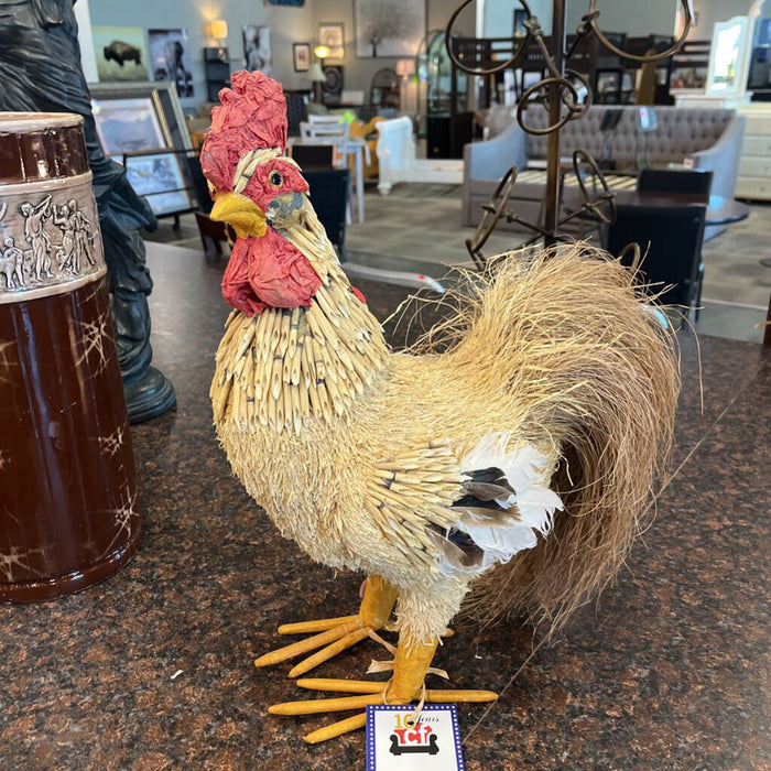 Straw Rooster