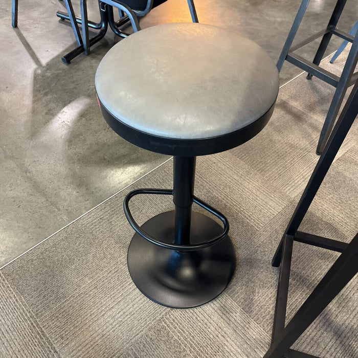 Pair of Black & Gray Stools