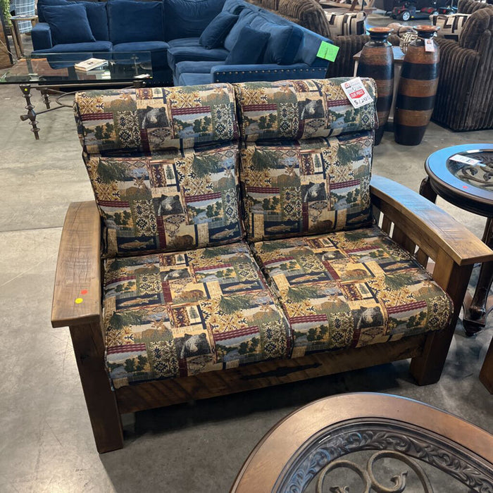 "Tiverton" Mission Loveseat