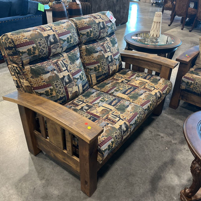 "Tiverton" Mission Loveseat