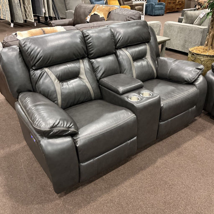 H 8229NDG-2pw Power Loveseat