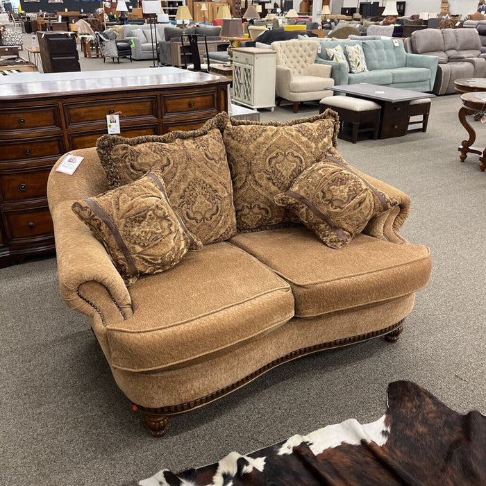 Brown Loveseat
