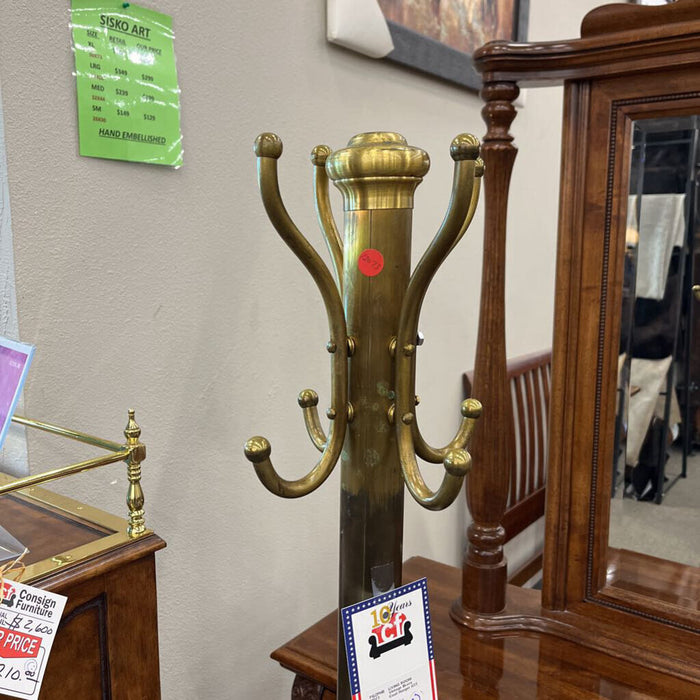 Vintage Brass Coat Hanger