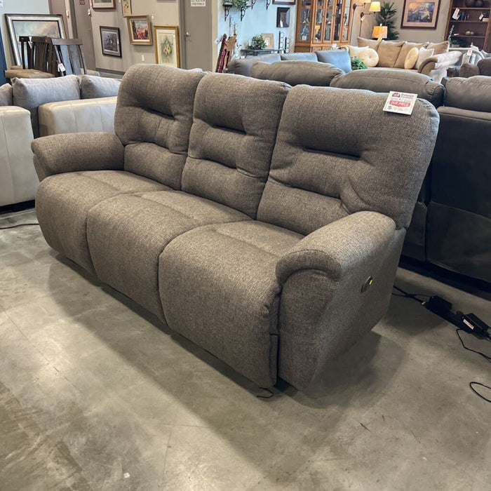 Gray Uph. Pwr Sofa