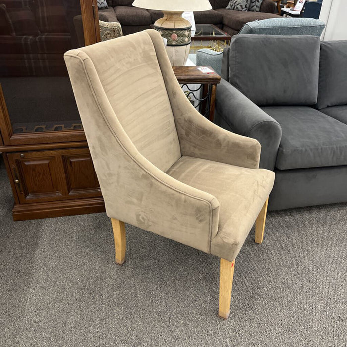Pair of Brown Accent Chairs