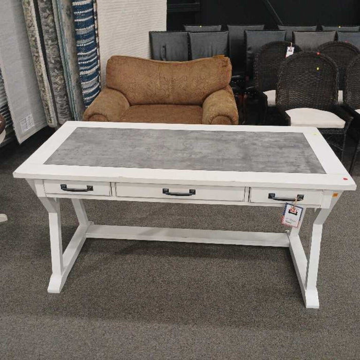 "Jonileene" White & Gray Desk