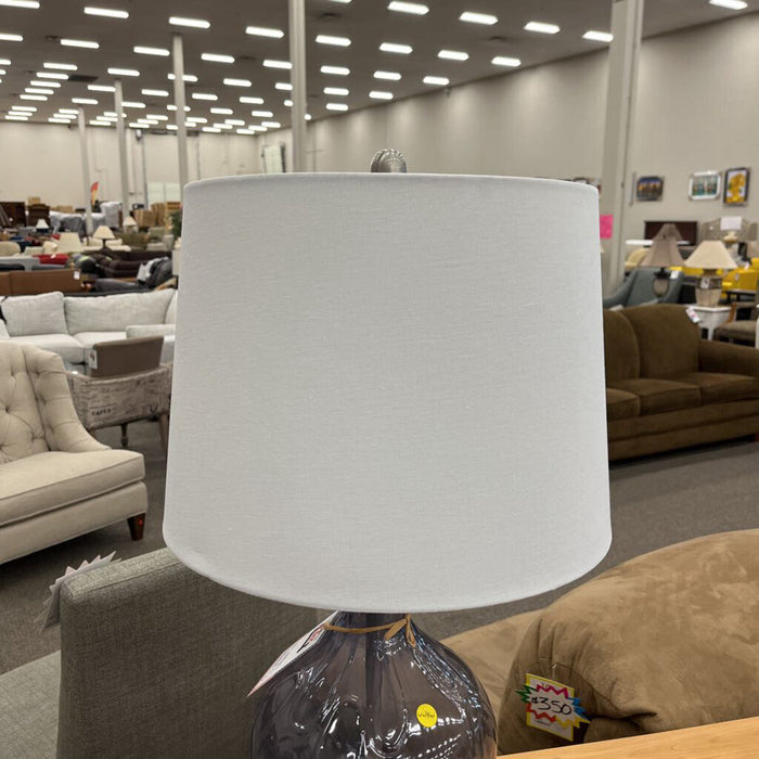 Pale Lavender Glass Lamp