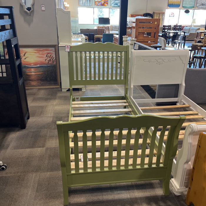 Green Twin XL bedframe
