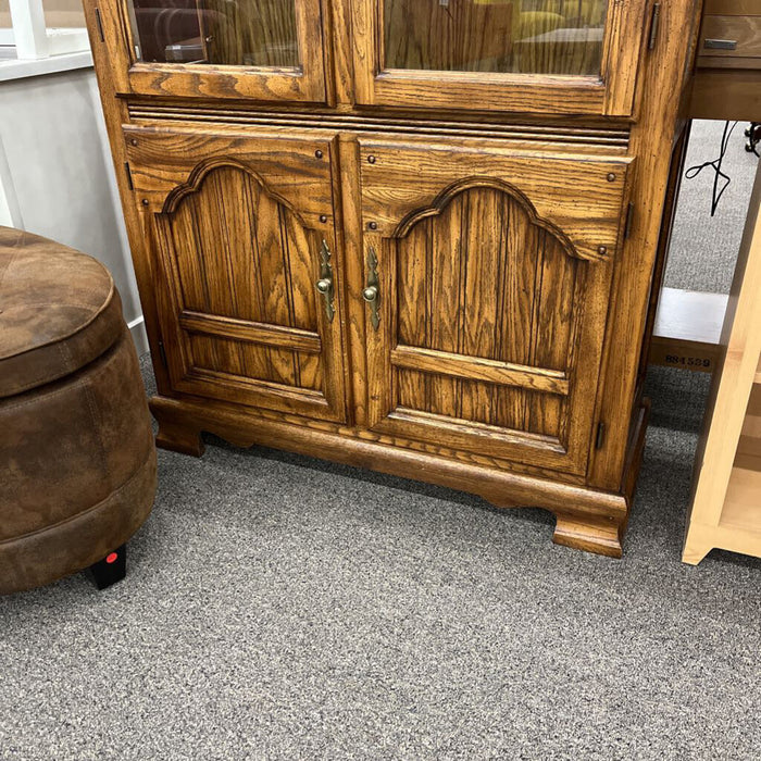 Vintage Oak Curio