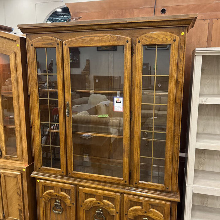Vintage Oak 2pc. Hutch