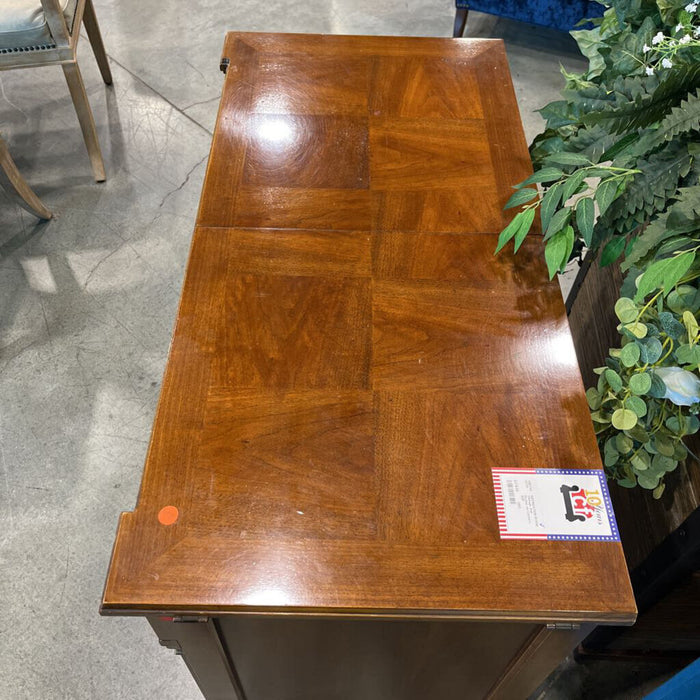 Vintage Oak Drybar on Casters