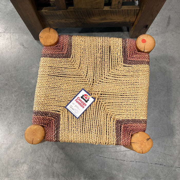 Woven Log Bench