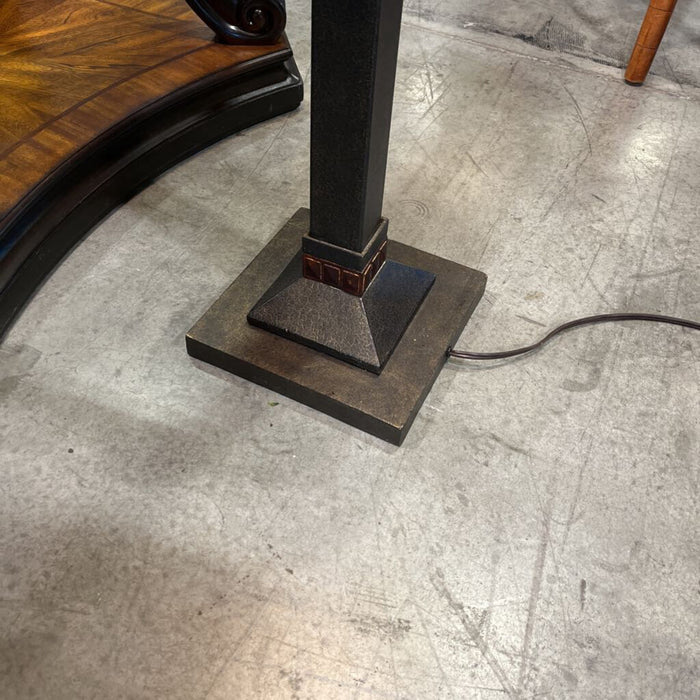 Rustic Metal Floor Lamp