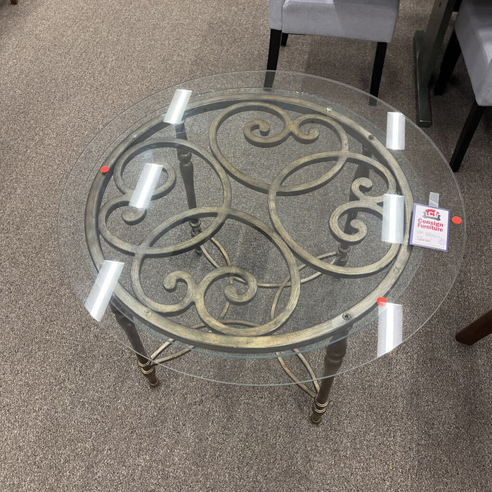Double Glass Cocktail Table