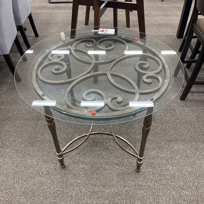 Double Glass Cocktail Table