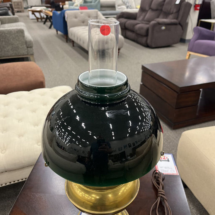 Vintage Green Dome Lamp