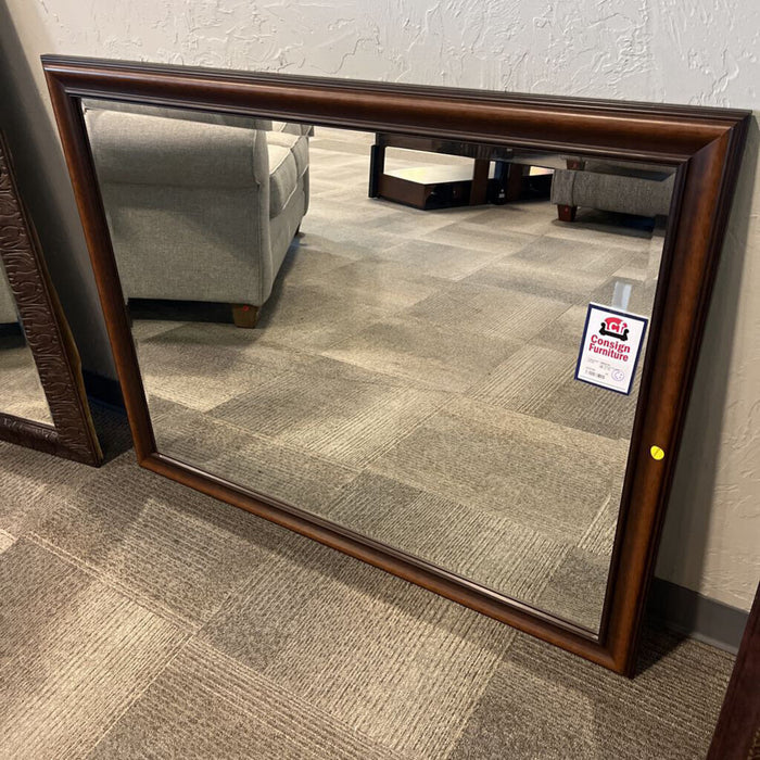 Lg. Wood Frame Mirror