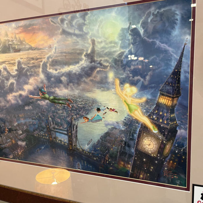 Kinkade TinkerBell / Peter Pan S/n Paper