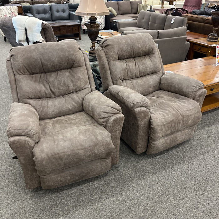 Brown Microfiber Recliner
