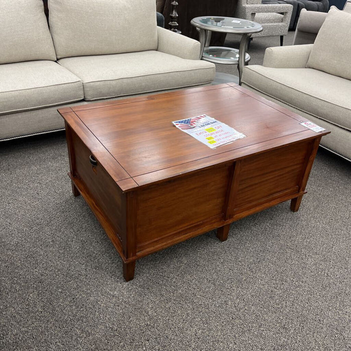 Vintage Cherry Coffee Table w/ Storage