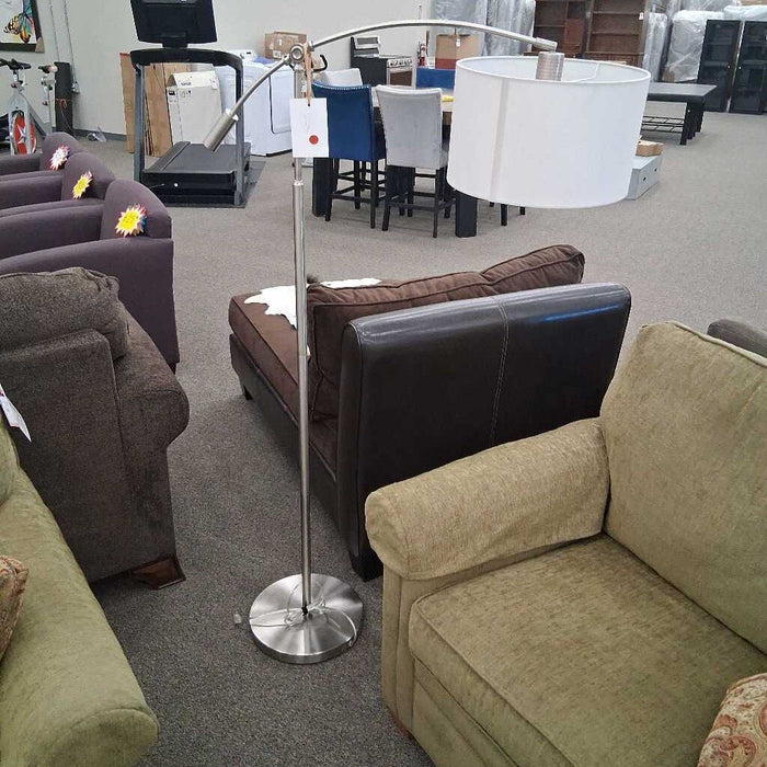 Silver Arched Floor Lamp