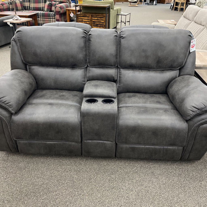 HOB 8517Gry-2 Rec. Loveseat
