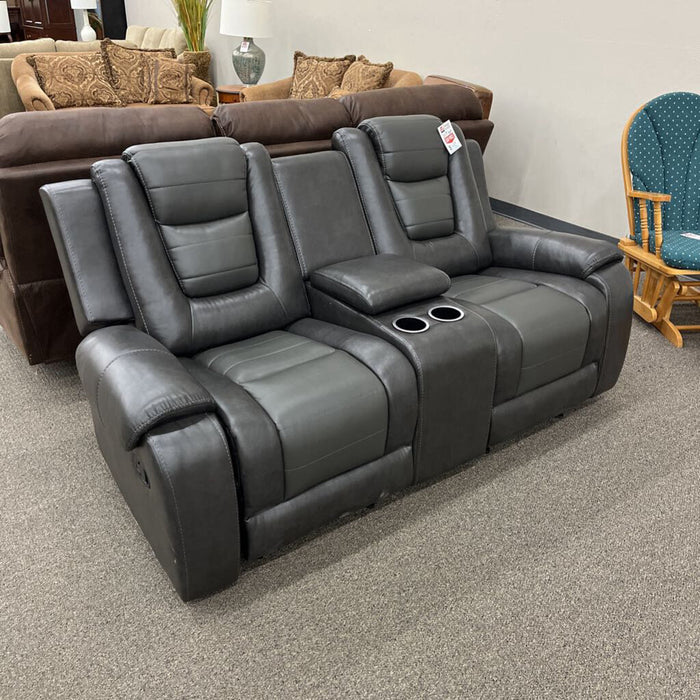 HOB 9470Gy-2 Glider Rec. Loveseat