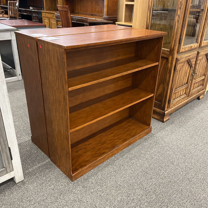 Low Oak Bookcase