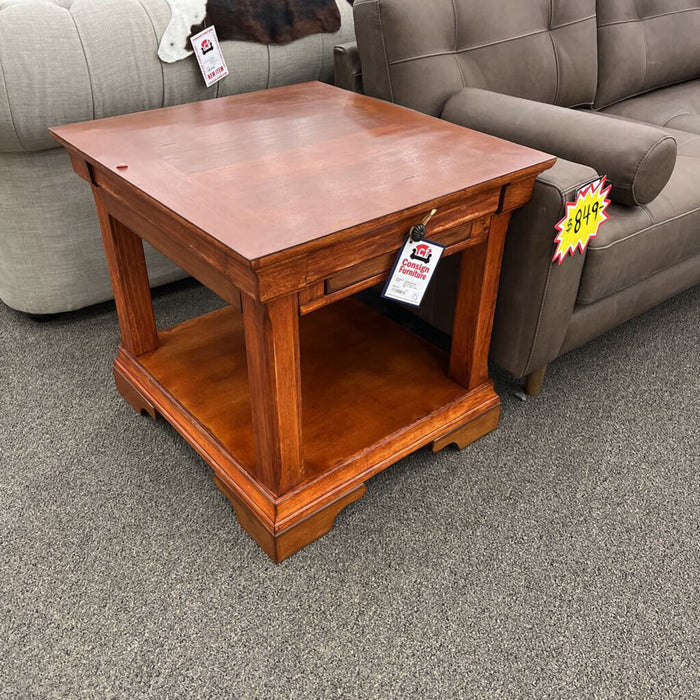 Lt. Brown End Table