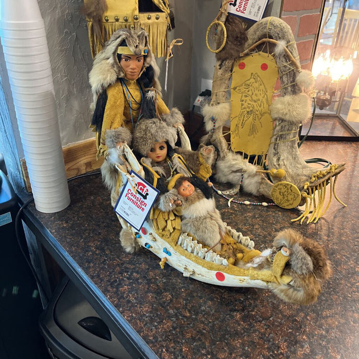 Native Indian Jaw Bone Sled