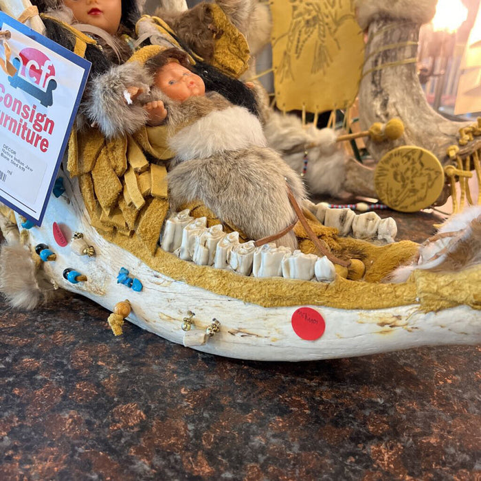 Native Indian Jaw Bone Sled