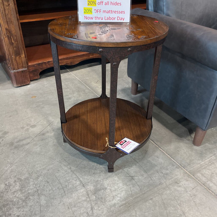Rustic End Table