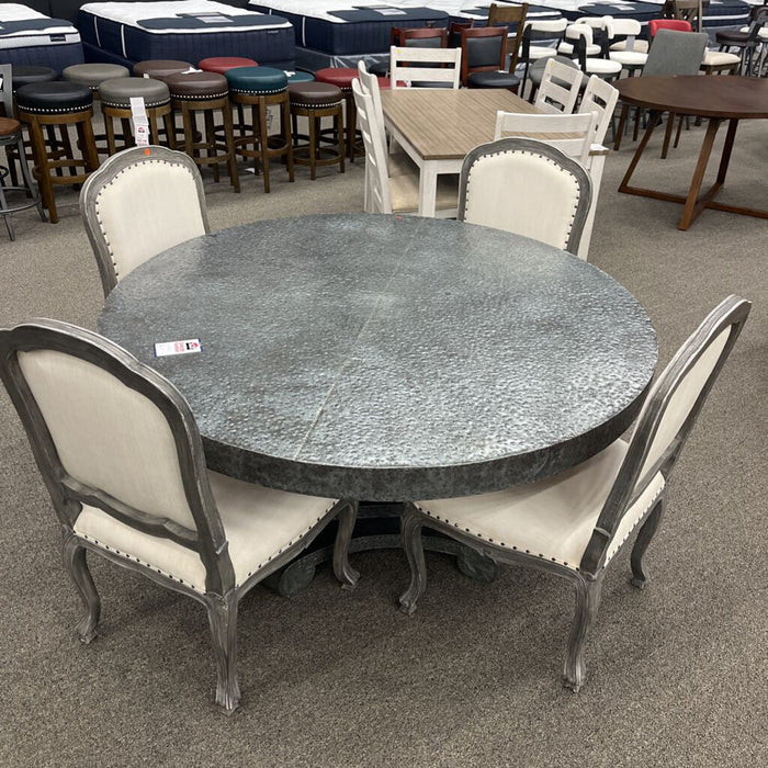 Metal Dining Table W/ 4 chairs