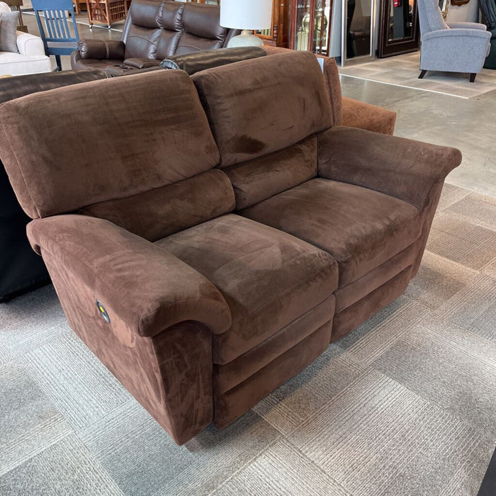 Brown Reclining Loveseat