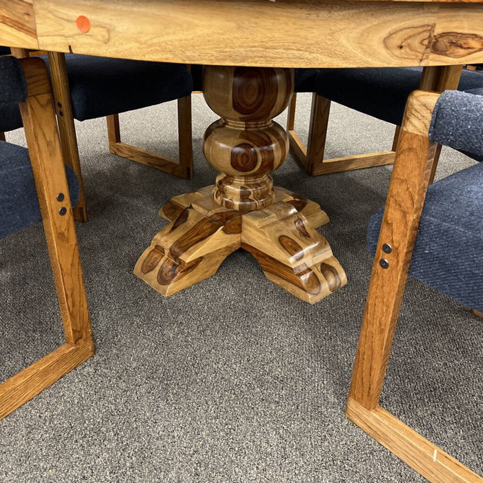 Sheesham Round Dining Table (Wood From Nepal)
