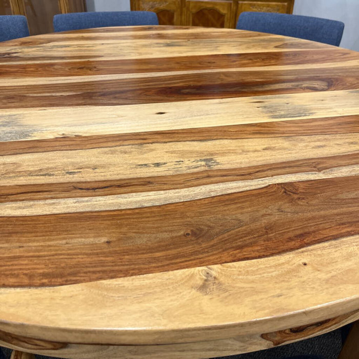 Sheesham Round Dining Table (Wood From Nepal)