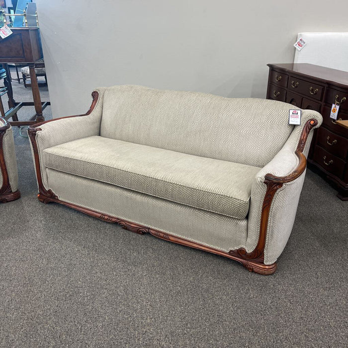 Wood Trim Sofa