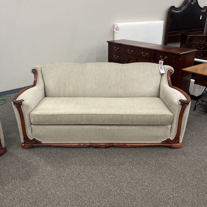 Wood Trim Sofa