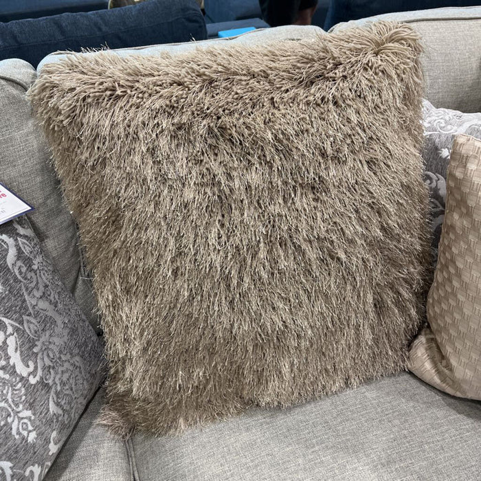 Set of 3 Shag Pillows