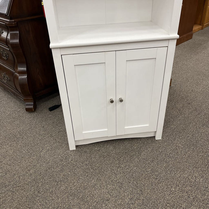White Shelf w/ Cabinet