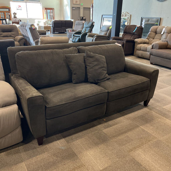 Gray Uph. Pwr Reclining Sofa